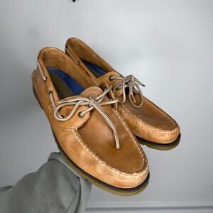 Sperrys Top Sider Mens 12 Authentic Original 2-Eye Boat Shoe in Royal Brown